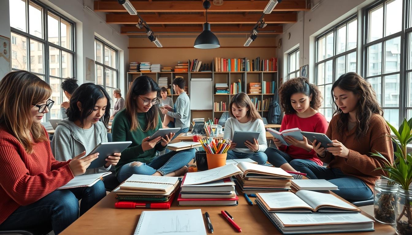 Organized exam preparation notes and academic planner