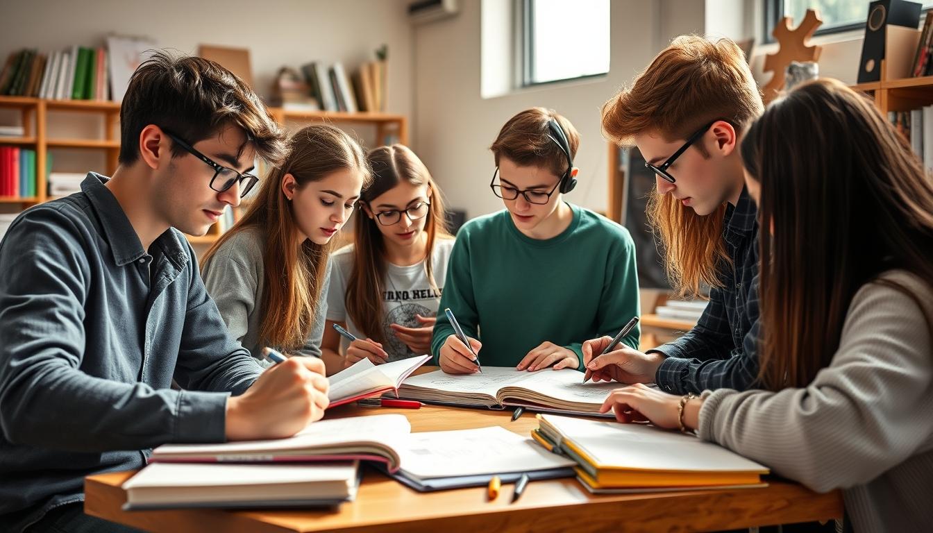Organized study environment supporting productive learning